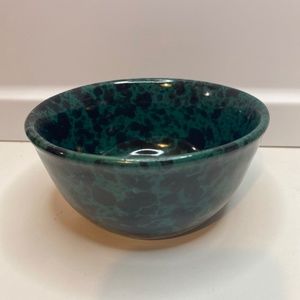 Berrington Pottery Green Agate 5.25" Wide Bowl #2049